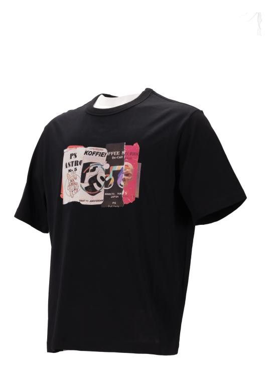 Paul Smith PAUL SMITH Men T-Shirts M2R220XPP5122 79 BLACK Size US L / EU 52-54 / 3 - 2 Thumbnail