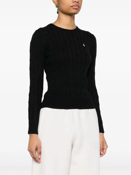 Ralph Lauren RALPH LAUREN Women Sweater 211891640027 001 BLACK Size XS / US 0-2 / IT 36-38 - 3 Thumbnail