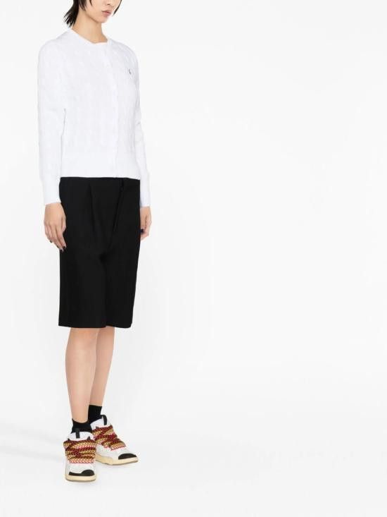 Ralph Lauren RALPH LAUREN Women Sweater 211891643001 100 WHITE Size M / US 6-8 / IT 42-44 - 3 Thumbnail