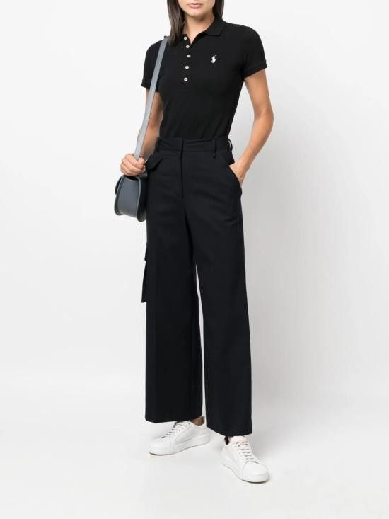 Ralph Lauren RALPH LAUREN Women Polo Shirts 211870245005 001 BLACK Size M / US 6-8 / IT 42-44 - 2 Thumbnail