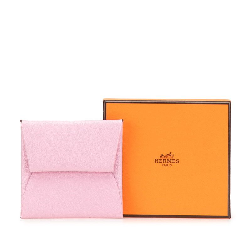 Hermes Hermes Hermes Bastia Chevre Coin Case Leather Coin Case Stamp Z (2021) DUTY FREE for USA Size ONE SIZE - 10 Thumbnail
