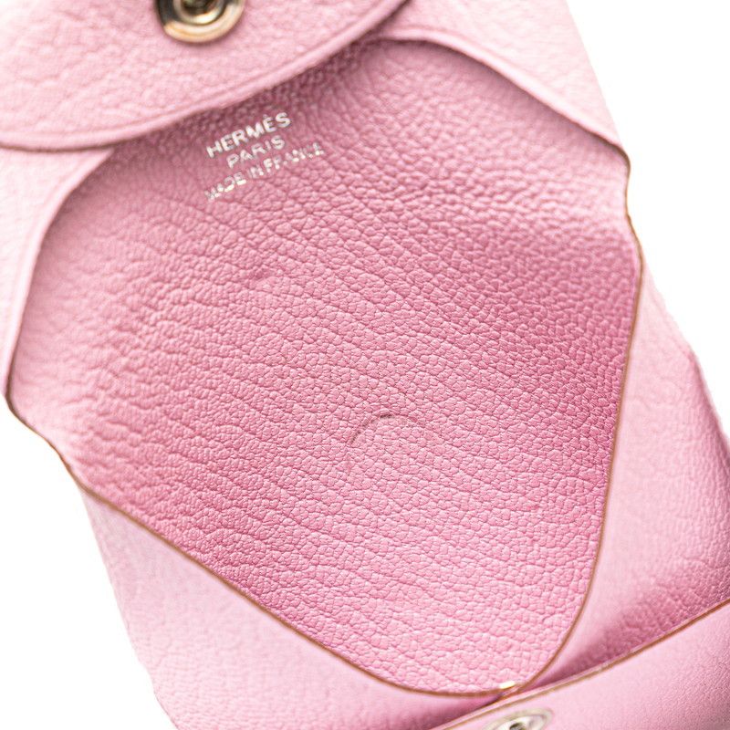 Hermes Hermes Hermes Bastia Chevre Coin Case Leather Coin Case Stamp Z (2021) DUTY FREE for USA Size ONE SIZE - 4 Thumbnail