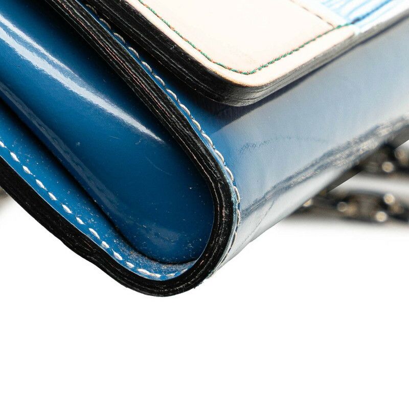 Louis Vuitton Louis Vuitton Louis Vuitton Portefeuille Twist Epi Chain Wallet Leather Long Wallet M56237 Size ONE SIZE - 4 Thumbnail