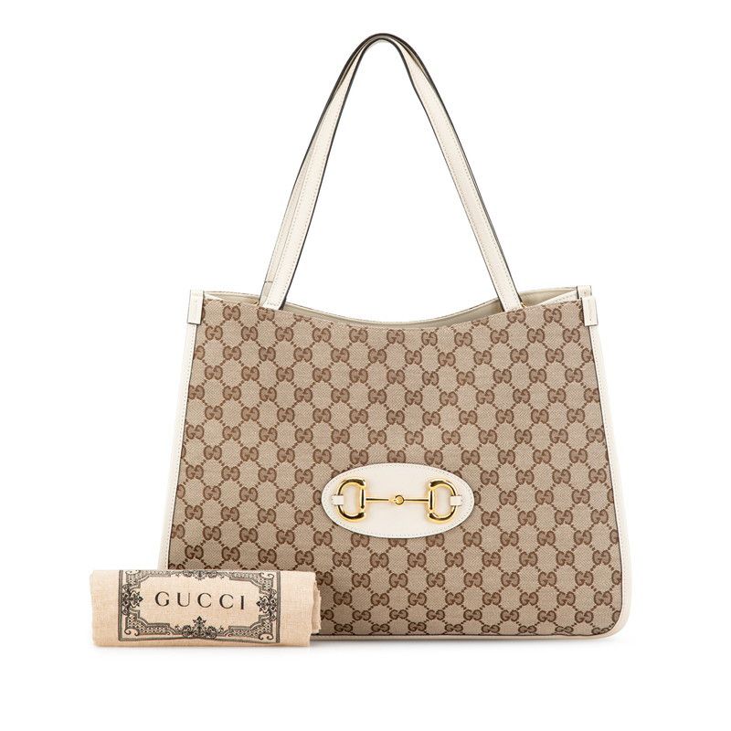 Gucci Gucci Gucci Horsebit 1955 GG Canvas Tote Bag Canvas Tote Bag 623694 Size ONE SIZE - 9 Thumbnail
