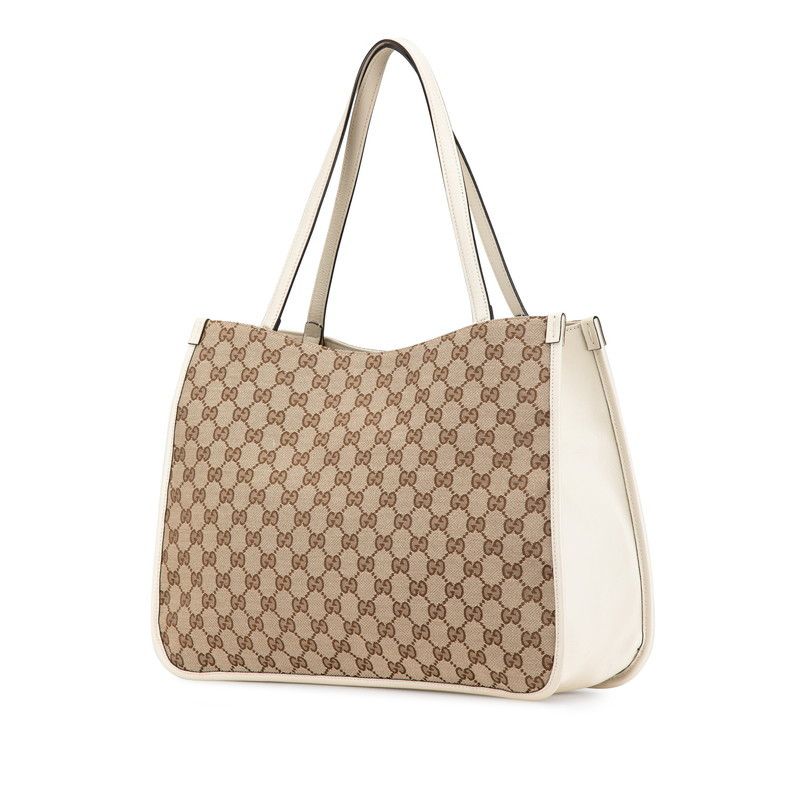 Gucci Gucci Gucci Horsebit 1955 GG Canvas Tote Bag Canvas Tote Bag 623694 Size ONE SIZE - 2 Thumbnail