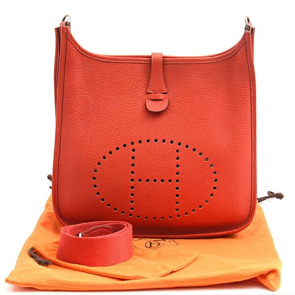 Hermes Hermes Hermes Evelyne II Taurillon Shoulder Bag Leather Shoulder Bag Stamp H Size ONE SIZE - 10 Thumbnail