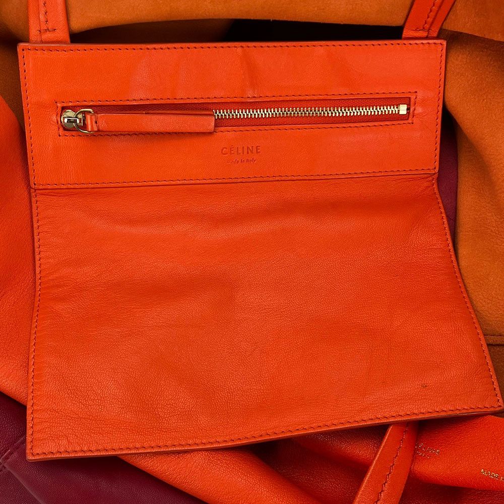 Celine Celine Celine Horizontal Cabas Leather Tote Bag Leather Tote Bag 169263EBT Size ONE SIZE - 20 Thumbnail