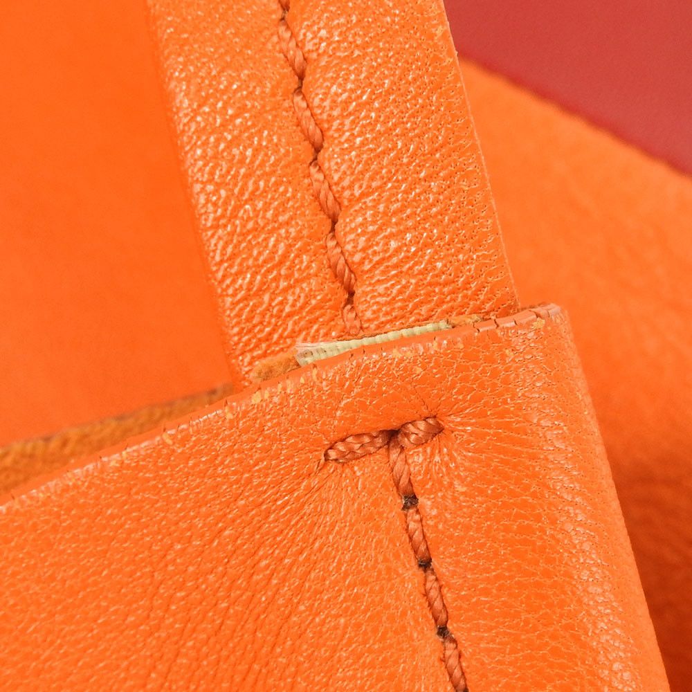 Celine Celine Celine Horizontal Cabas Leather Tote Bag Leather Tote Bag 169263EBT Size ONE SIZE - 17 Thumbnail
