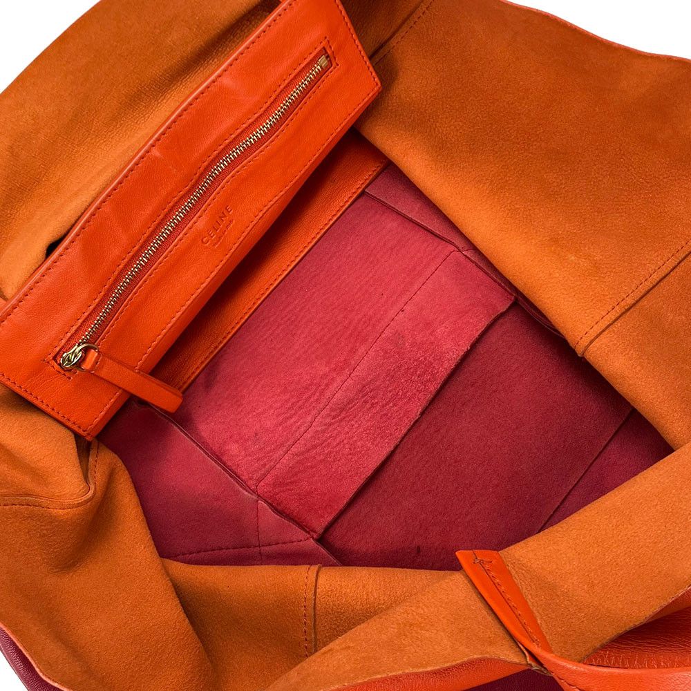 Celine Celine Celine Horizontal Cabas Leather Tote Bag Leather Tote Bag 169263EBT Size ONE SIZE - 19 Thumbnail