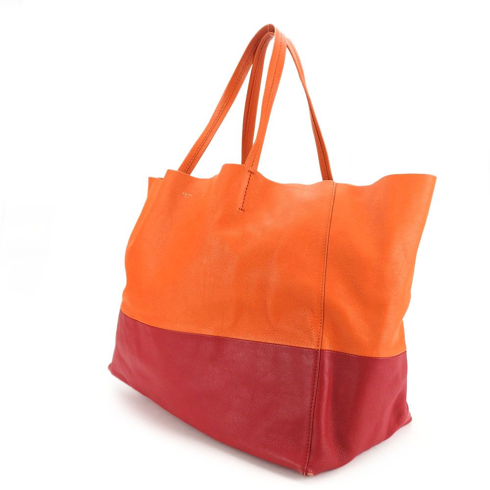 Celine Celine Celine Horizontal Cabas Leather Tote Bag Leather Tote Bag 169263EBT Size ONE SIZE - 2 Thumbnail