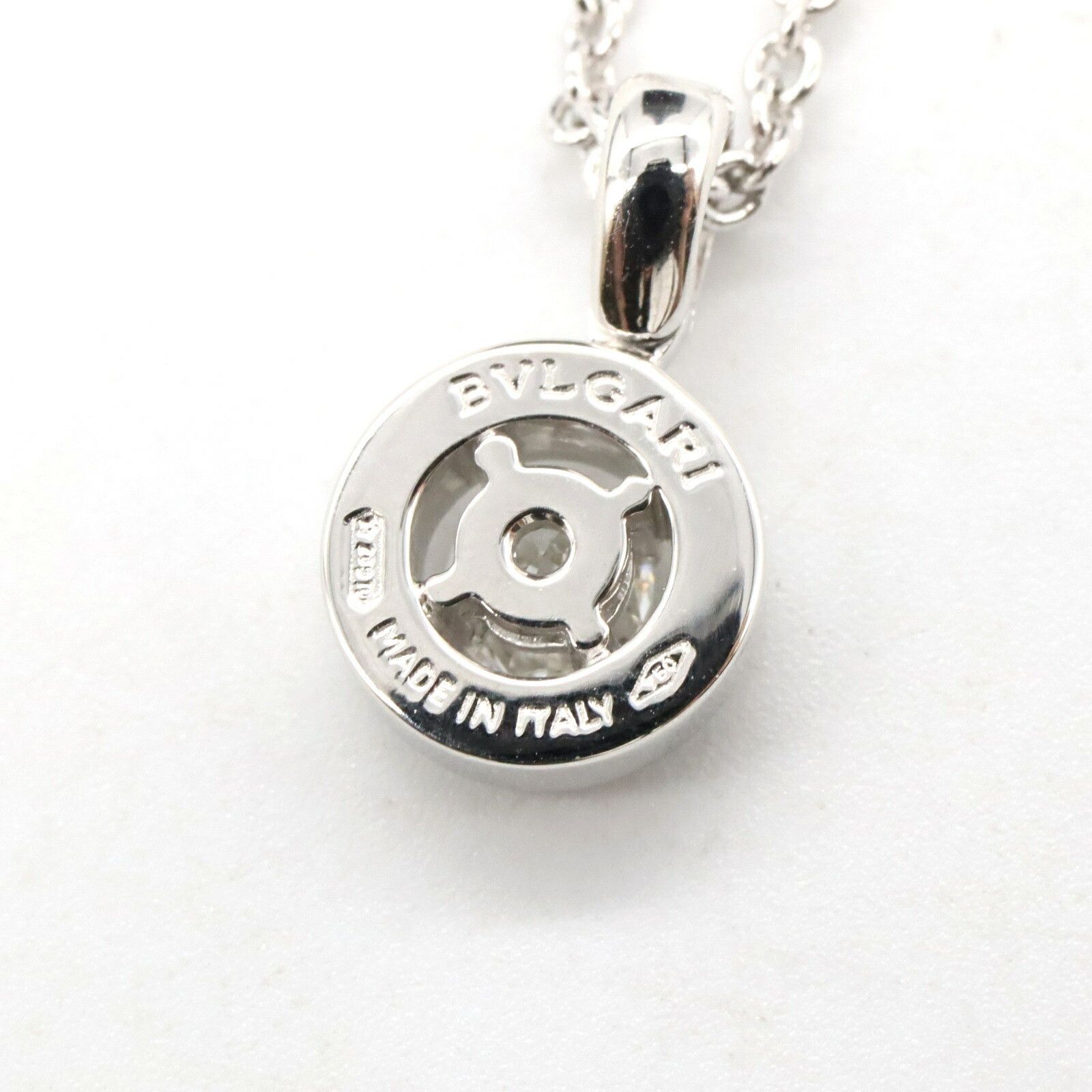 Bvlgari Bvlgari Bvlgari Bvlgari Au750 Diamond Necklace Metal Necklace Size ONE SIZE - 5 Thumbnail
