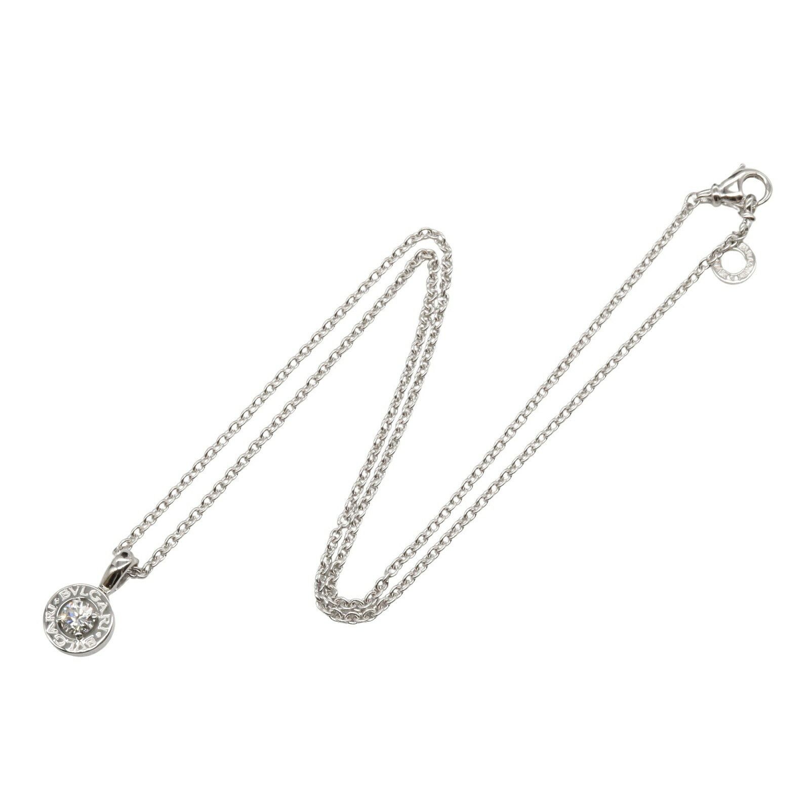Bvlgari Bvlgari Bvlgari Bvlgari Au750 Diamond Necklace Metal Necklace Size ONE SIZE - 3 Thumbnail