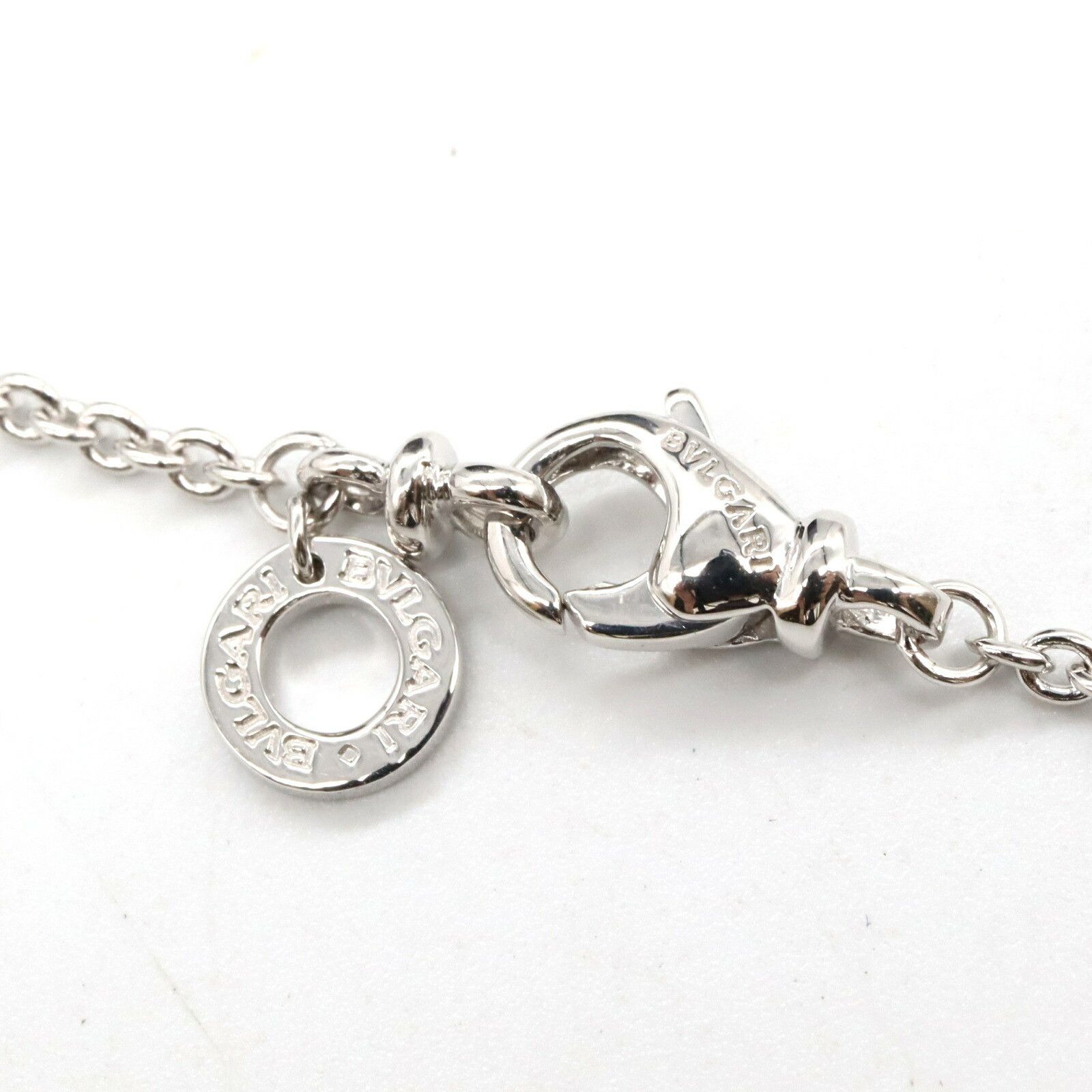 Bvlgari Bvlgari Bvlgari Bvlgari Au750 Diamond Necklace Metal Necklace Size ONE SIZE - 4 Thumbnail