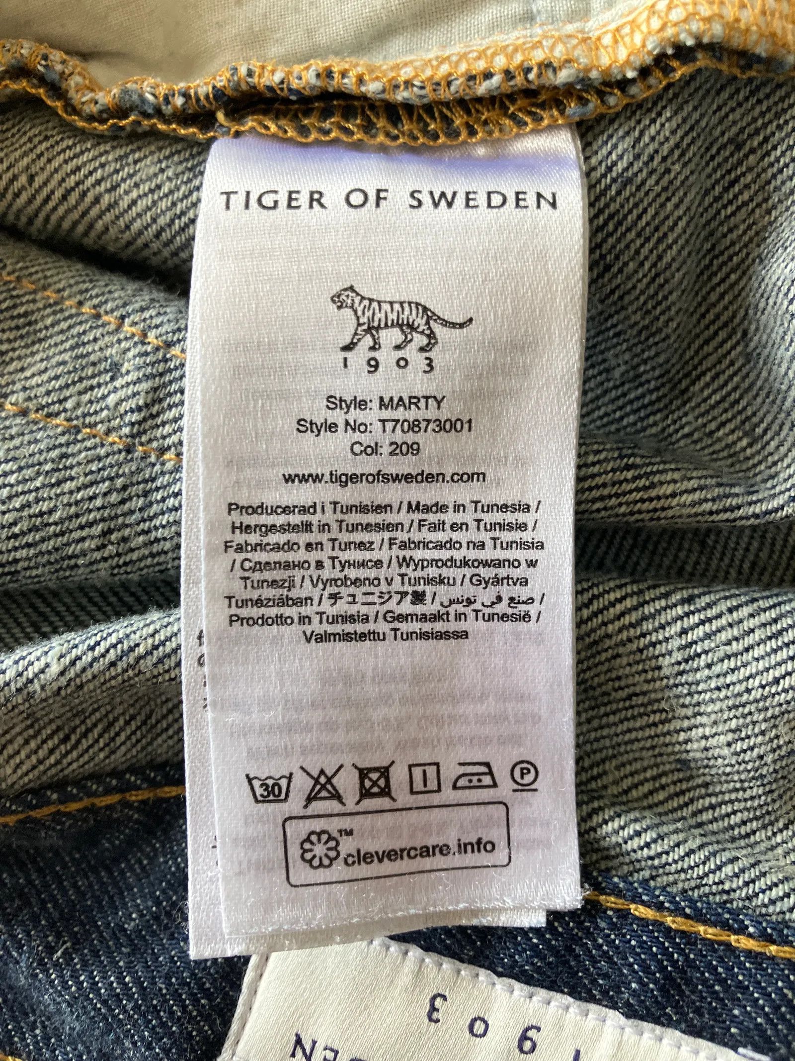 Tiger of Sweden Tiger of Sweden Marty Jeans Size US 32 / EU 48 - 3 Thumbnail