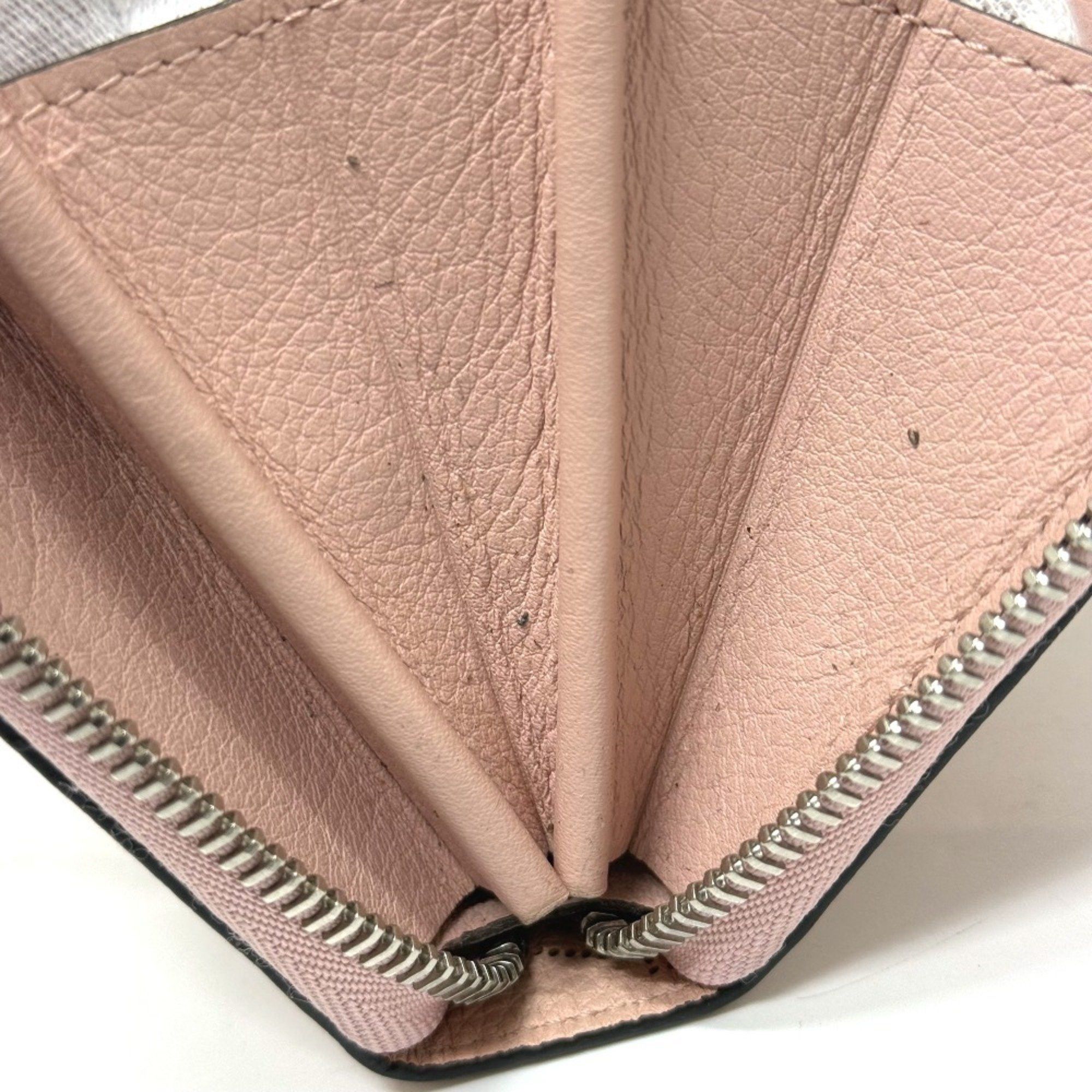 Louis Vuitton Louis Vuitton M61868 Zippy Wallet Long Accessory Monogram Mahina Ladies Magnolia Size ONE SIZE - 14 Thumbnail