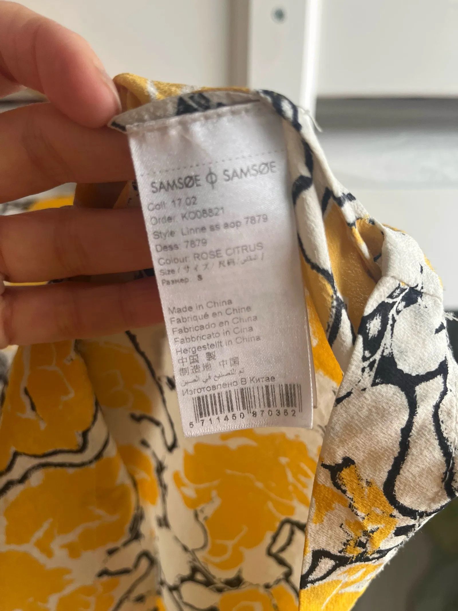 Samsoe Samsoe Samsøe Samsøe Linne ss aop7879 Blouse Size S / US 4 / IT 40 - 3 Thumbnail