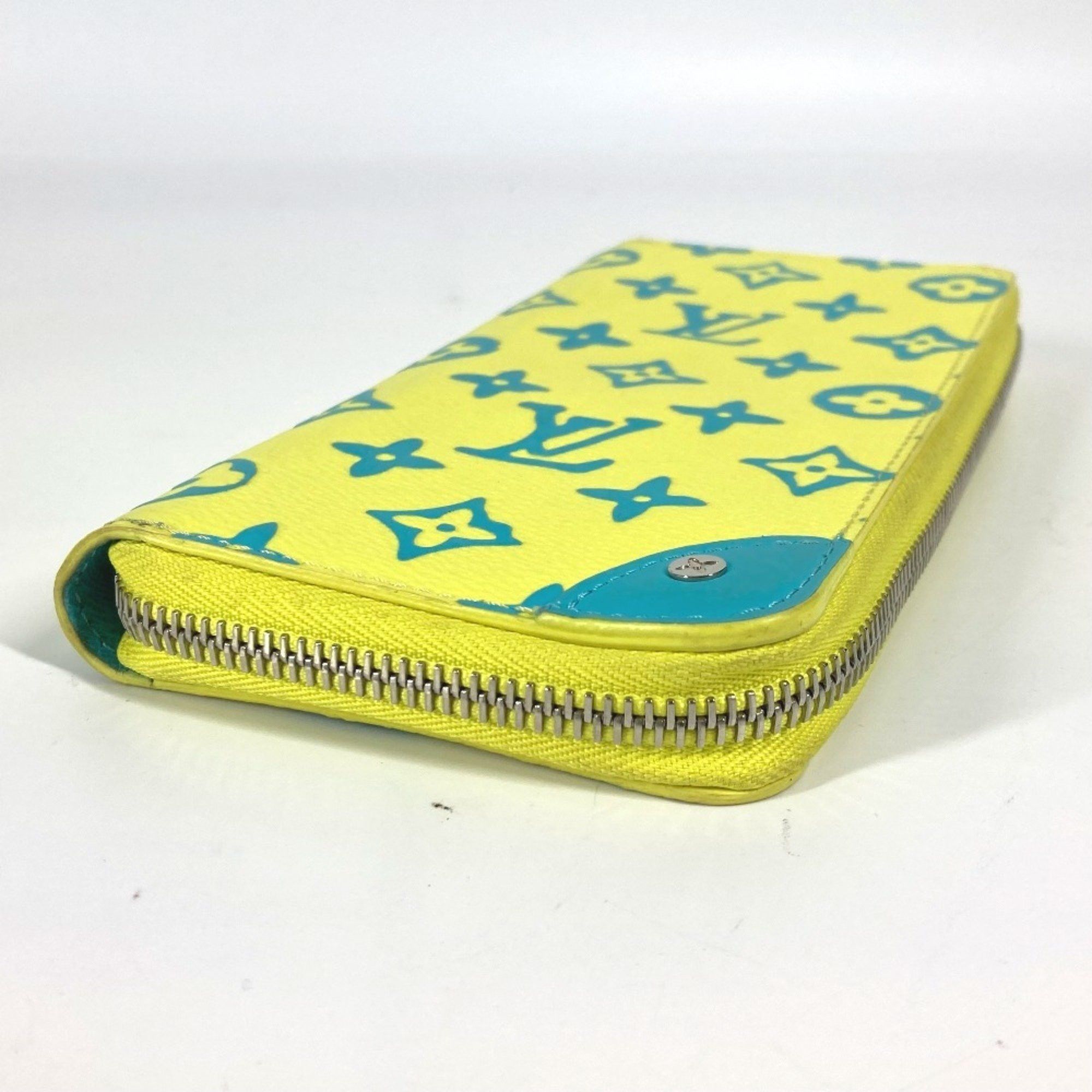 Louis Vuitton LOUIS VUITTON M82005 Monogram Playground Zippy Wallet Vertical Round Zipper Long Canvas Leather Men's Women's Yellow Size ONE SIZE - 2 Thumbnail