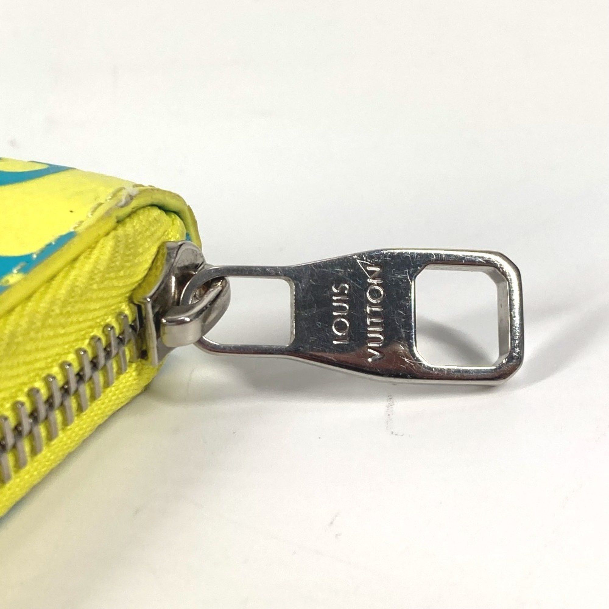 Louis Vuitton LOUIS VUITTON M82005 Monogram Playground Zippy Wallet Vertical Round Zipper Long Canvas Leather Men's Women's Yellow Size ONE SIZE - 7 Thumbnail