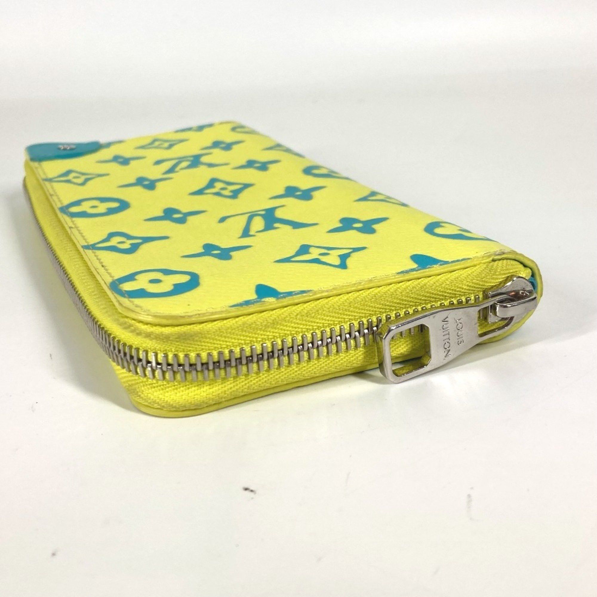 Louis Vuitton LOUIS VUITTON M82005 Monogram Playground Zippy Wallet Vertical Round Zipper Long Canvas Leather Men's Women's Yellow Size ONE SIZE - 3 Thumbnail