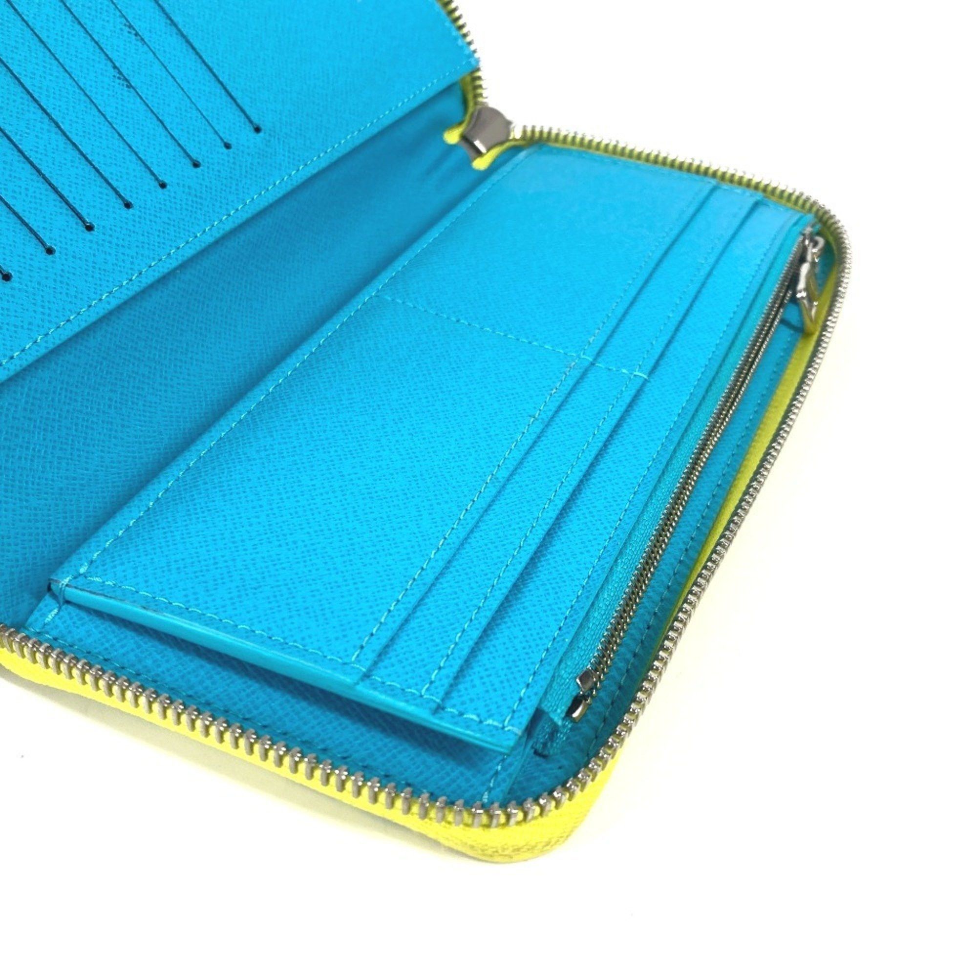 Louis Vuitton LOUIS VUITTON M82005 Monogram Playground Zippy Wallet Vertical Round Zipper Long Canvas Leather Men's Women's Yellow Size ONE SIZE - 10 Thumbnail
