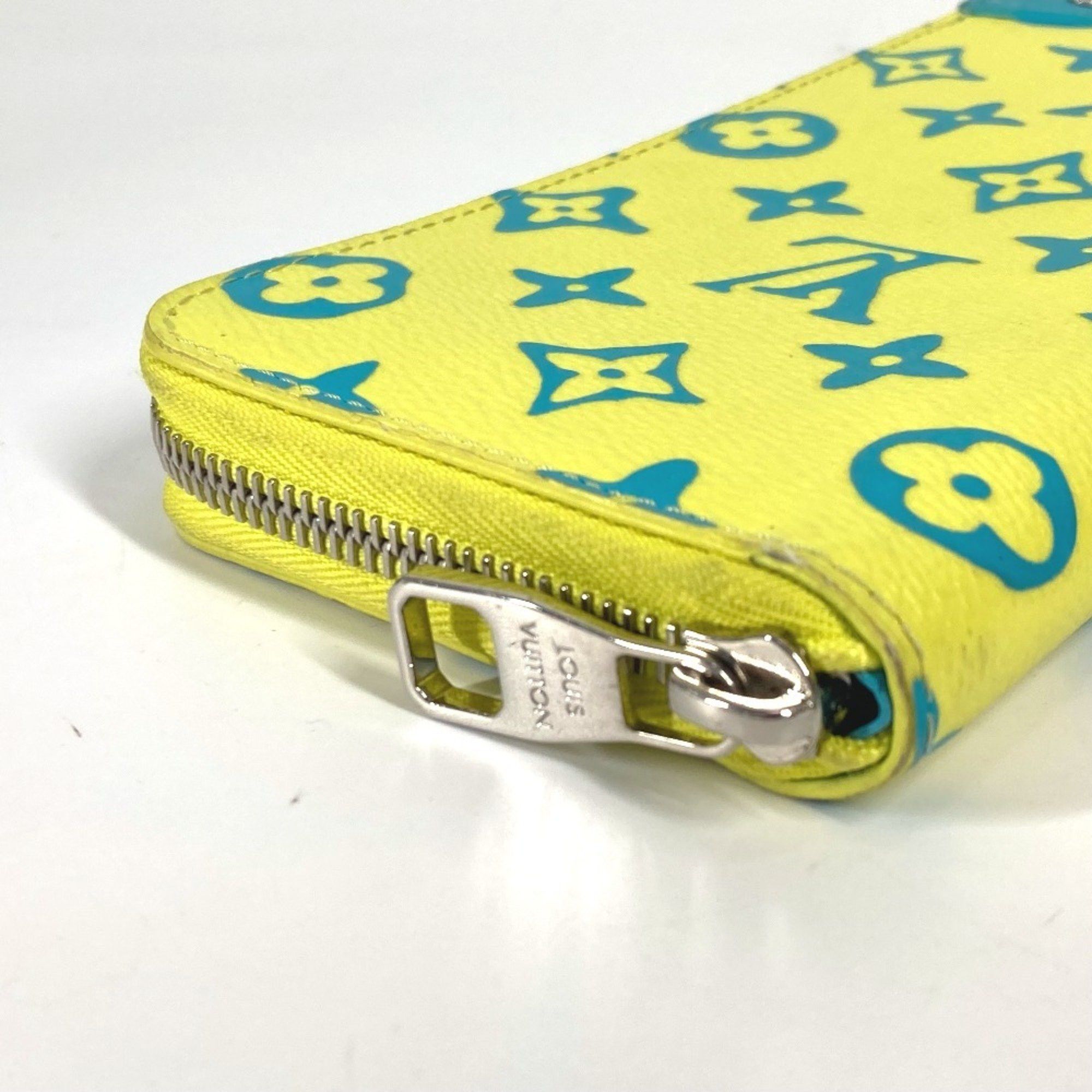 Louis Vuitton LOUIS VUITTON M82005 Monogram Playground Zippy Wallet Vertical Round Zipper Long Canvas Leather Men's Women's Yellow Size ONE SIZE - 4 Thumbnail