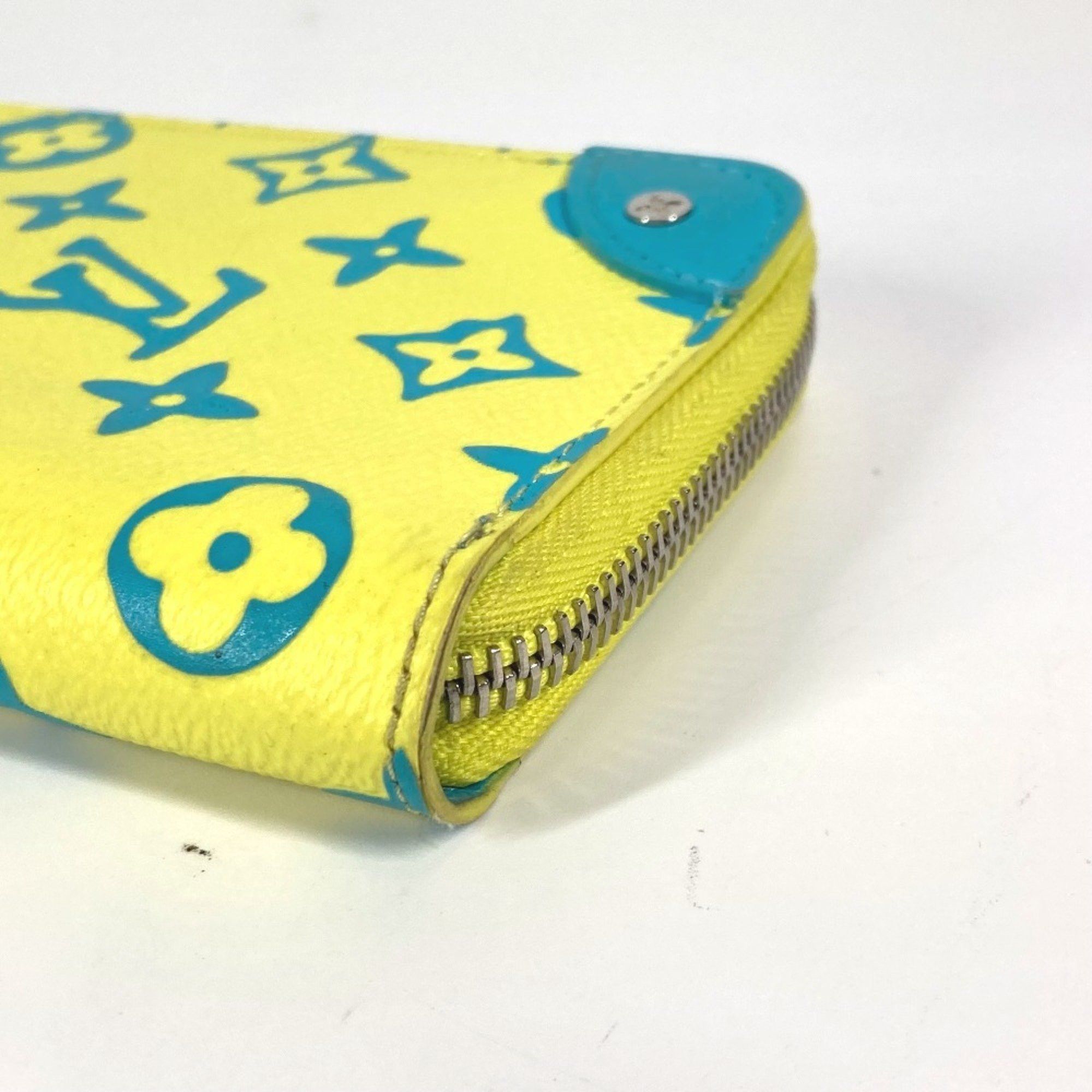 Louis Vuitton LOUIS VUITTON M82005 Monogram Playground Zippy Wallet Vertical Round Zipper Long Canvas Leather Men's Women's Yellow Size ONE SIZE - 5 Thumbnail