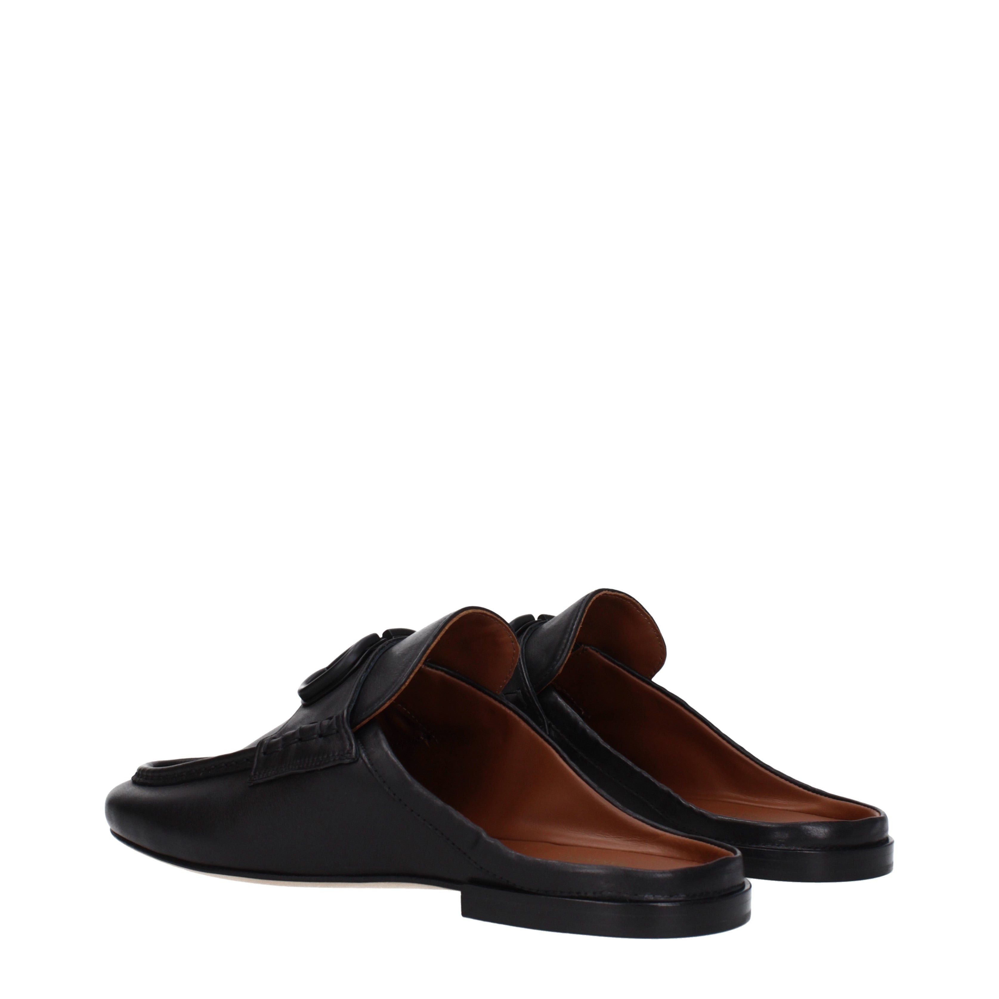 Valentino Slippers in Leather Size US 8 / EU 41 - 4 Thumbnail
