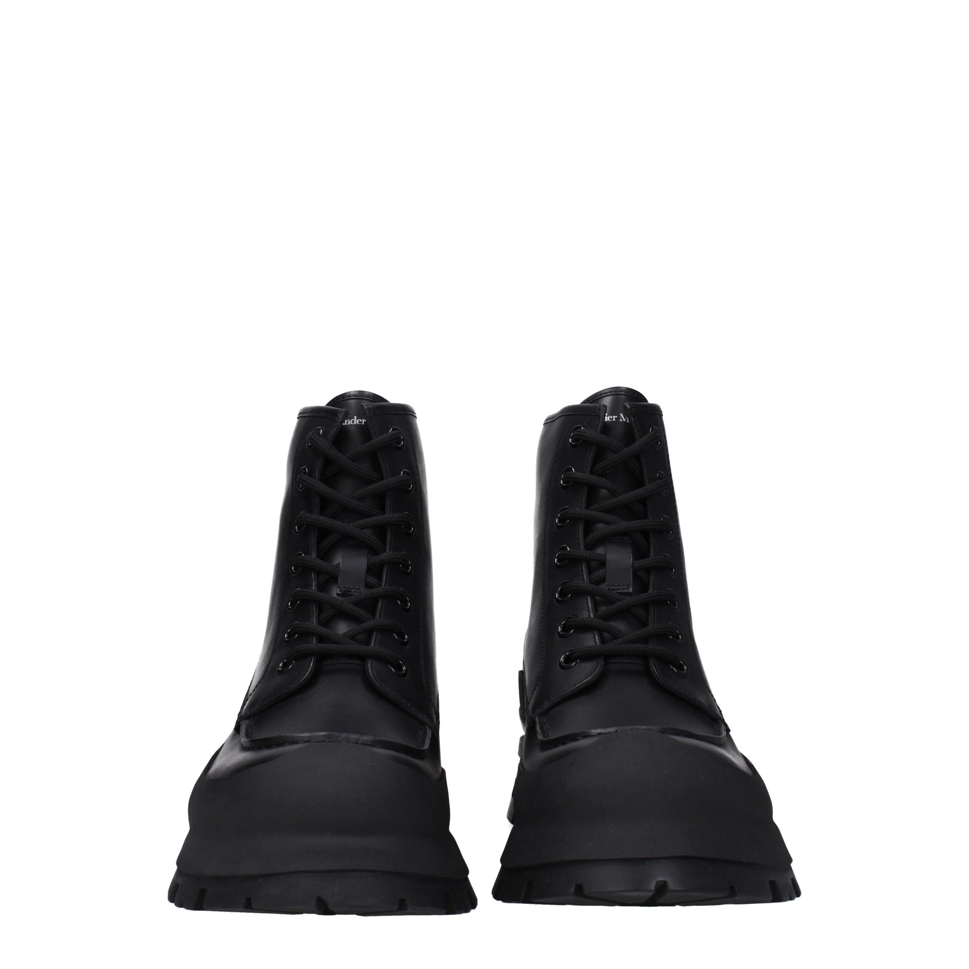 Alexander McQueen Ankle Boots in Leather Size US 8.5 / EU 41-42 - 3 Thumbnail