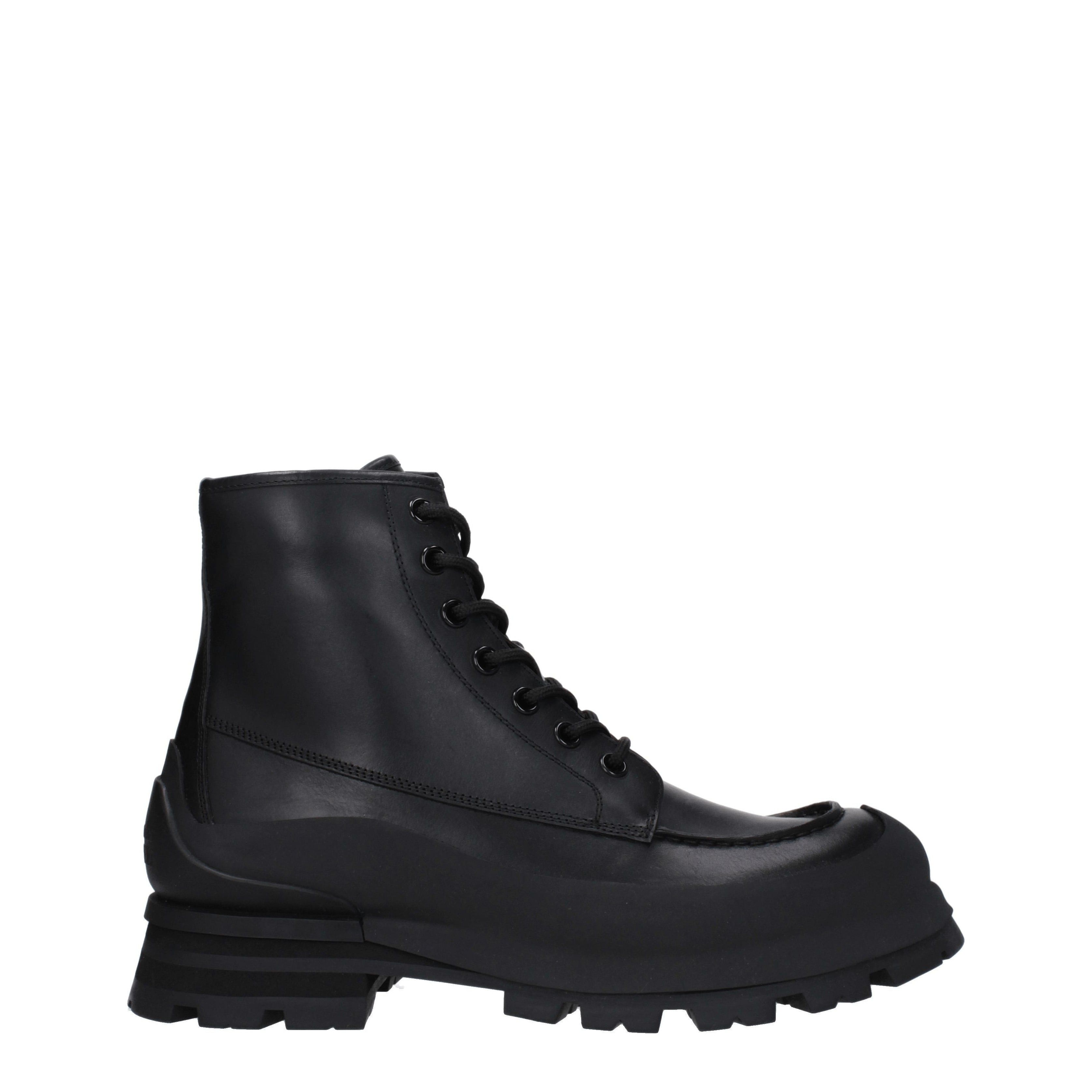 Alexander McQueen Ankle Boots in Leather Size US 9.5 / EU 42-43 - 2 Thumbnail