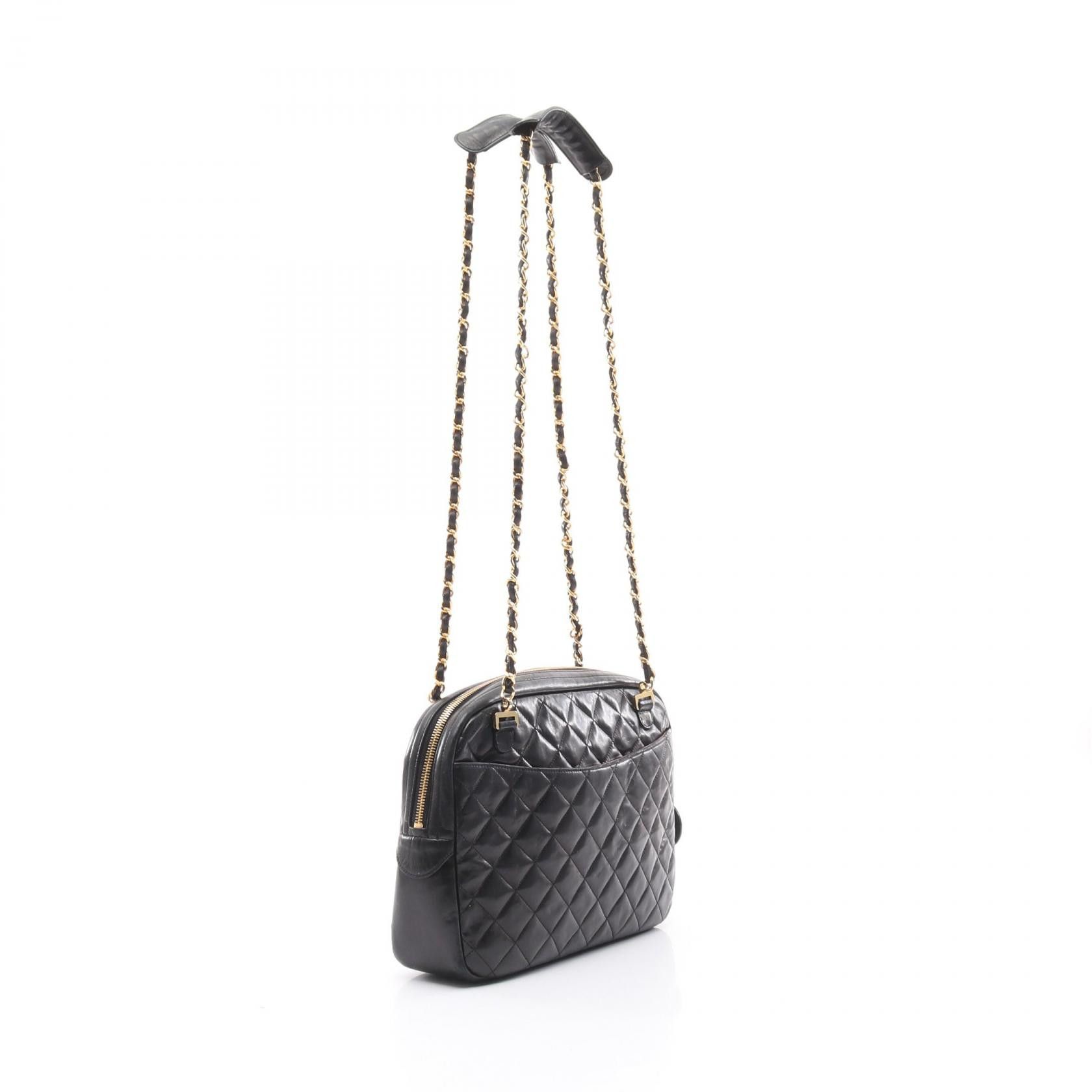 Chanel Chanel Chanel Matelasse Lambskin Shoulder Bag Leather Shoulder Bag Size ONE SIZE - 2 Thumbnail