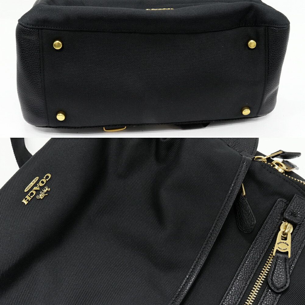 Coach Coach Coach 99290 Nylon Canvas Calf Backpack Canvas Backpack 99290 Size ONE SIZE - 6 Thumbnail