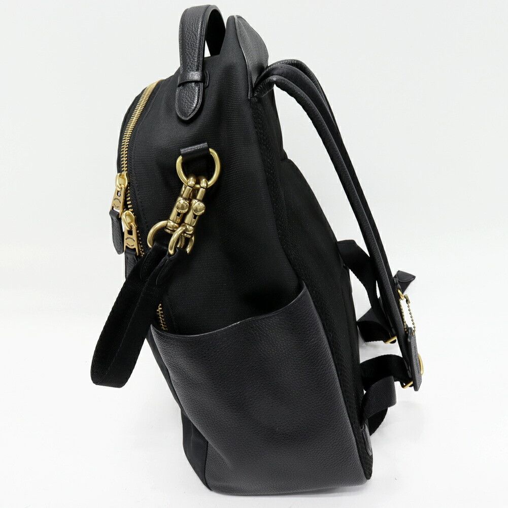 Coach Coach Coach 99290 Nylon Canvas Calf Backpack Canvas Backpack 99290 Size ONE SIZE - 5 Thumbnail