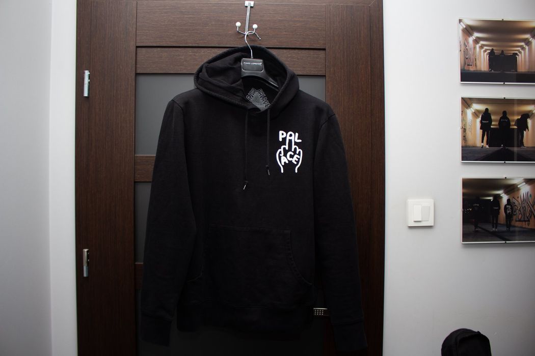 Palace middle finger online hoodie