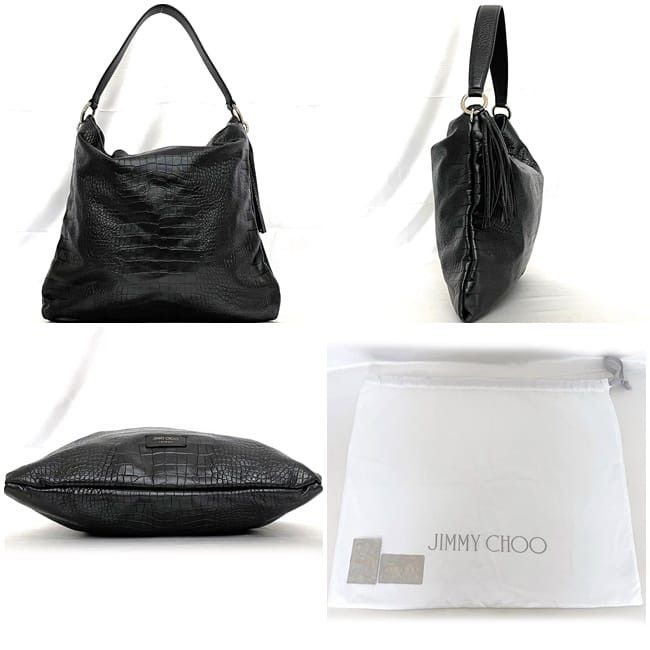 Jimmy Choo JIMMY CHOO Shoulder Bag Black Leather Size ONE SIZE - 2 Thumbnail