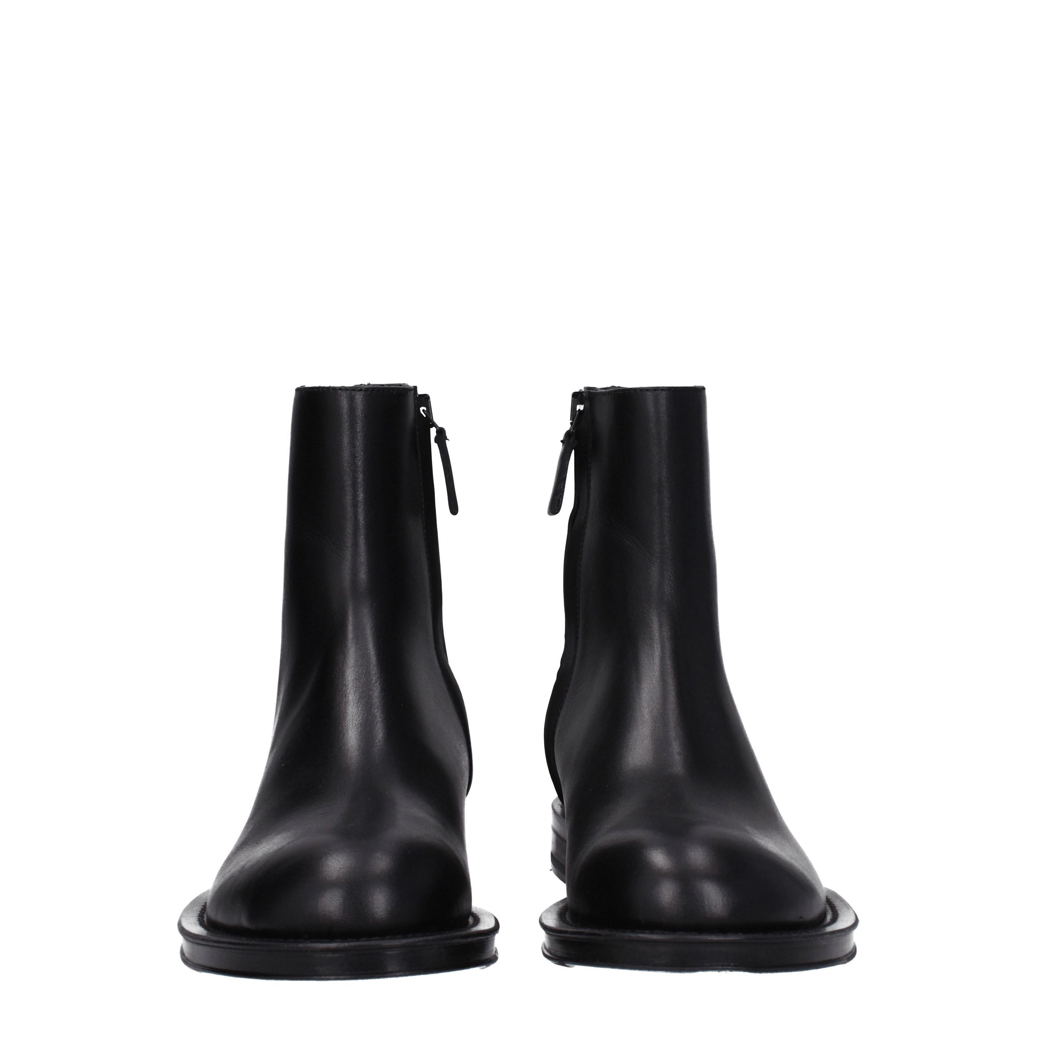 Lanvin Ankle Boots in Leather Size US 6 / EU 39 - 3 Thumbnail