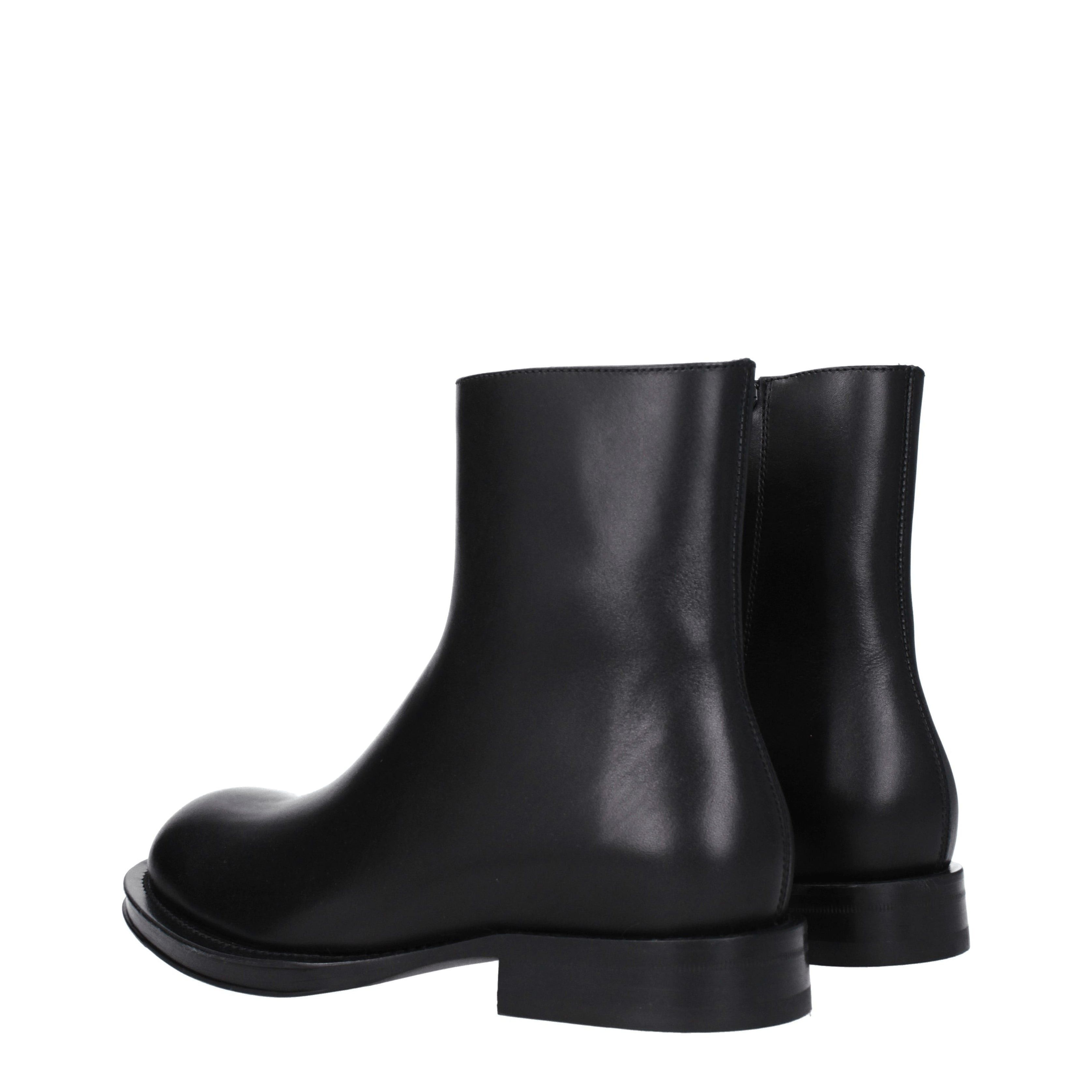 Lanvin Ankle Boots in Leather Size US 7 / EU 40 - 4 Thumbnail