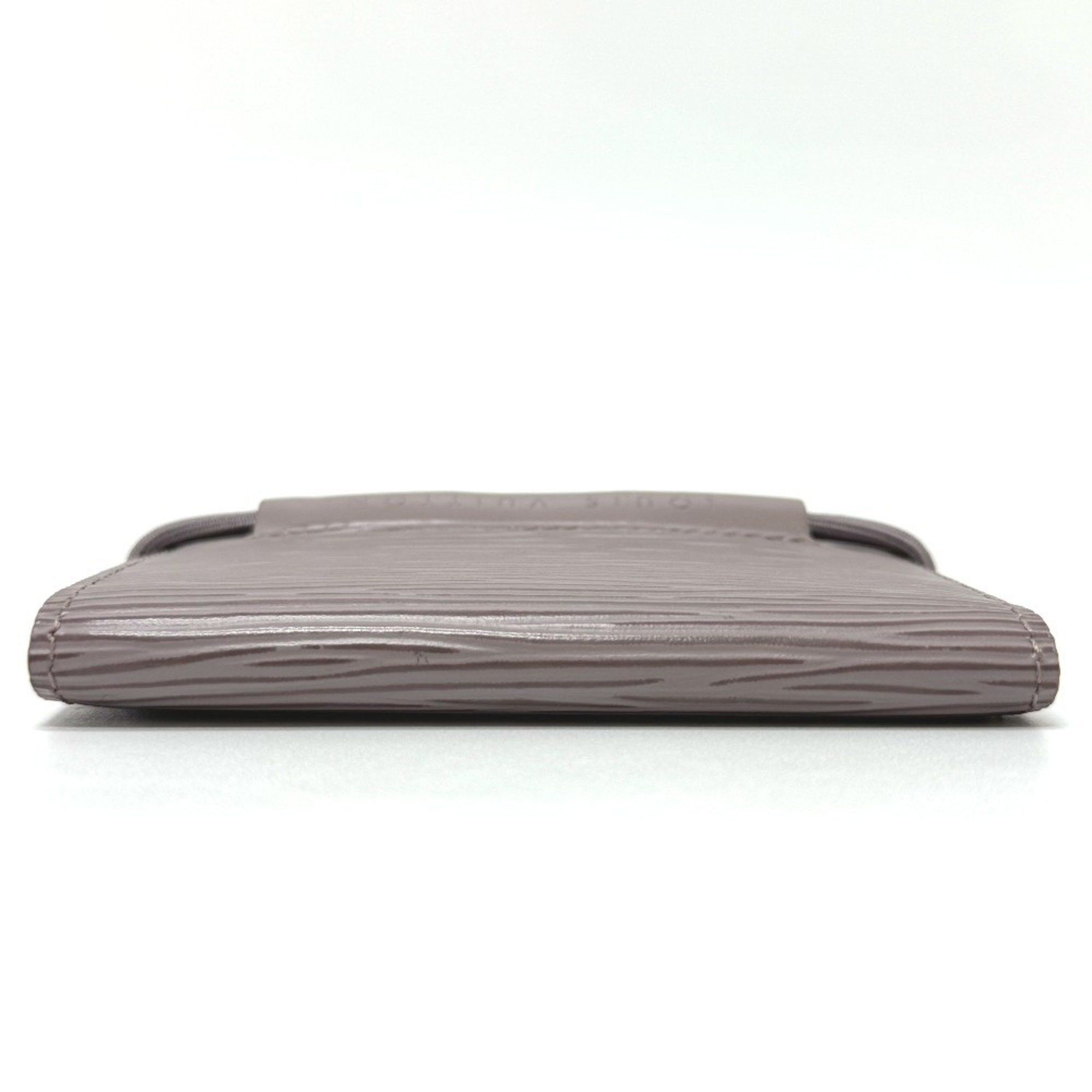 Louis Vuitton LOUIS VUITTON M6367B Porte Carte Transport Business Card Holder Small Items Bi-fold Holder/Card Case Epi Leather Women's Lilac Size ONE SIZE - 6 Thumbnail