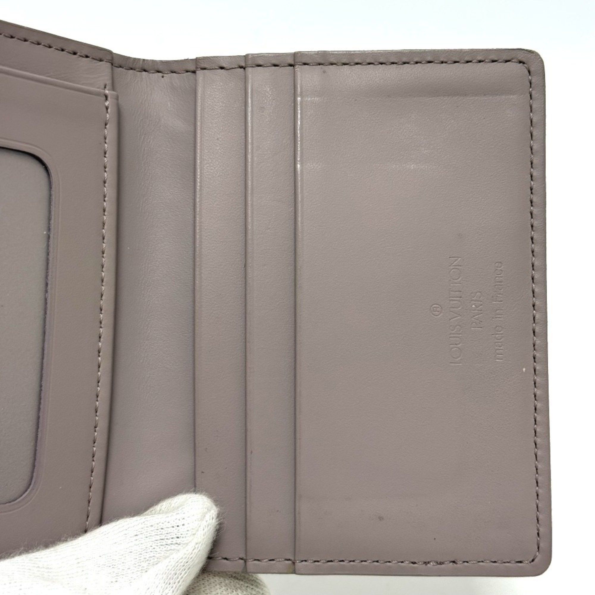 Louis Vuitton LOUIS VUITTON M6367B Porte Carte Transport Business Card Holder Small Items Bi-fold Holder/Card Case Epi Leather Women's Lilac Size ONE SIZE - 11 Thumbnail