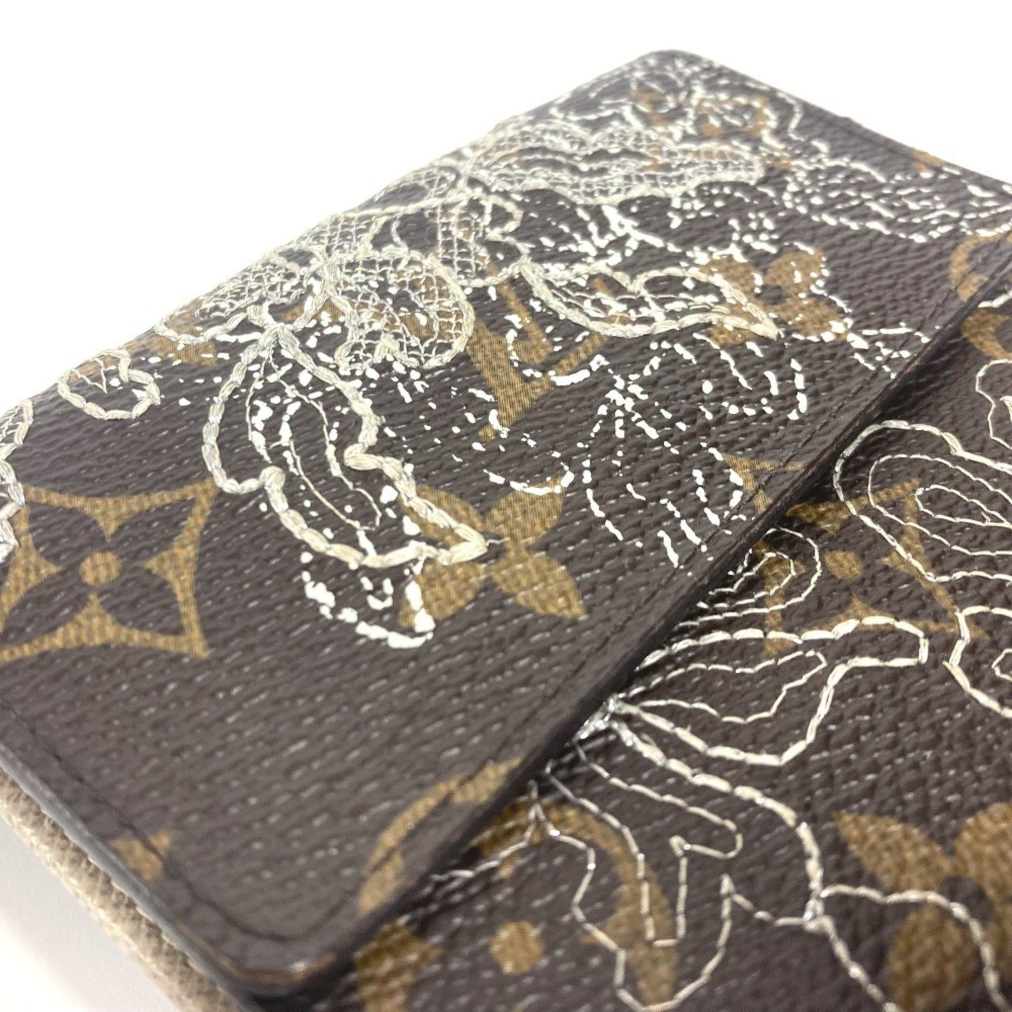 Louis Vuitton LOUIS VUITTON M95396 Monogram Dantielle Portefeuille Elise Compact Wallet Tri-fold Canvas Men's Women's Brown Size ONE SIZE - 8 Thumbnail