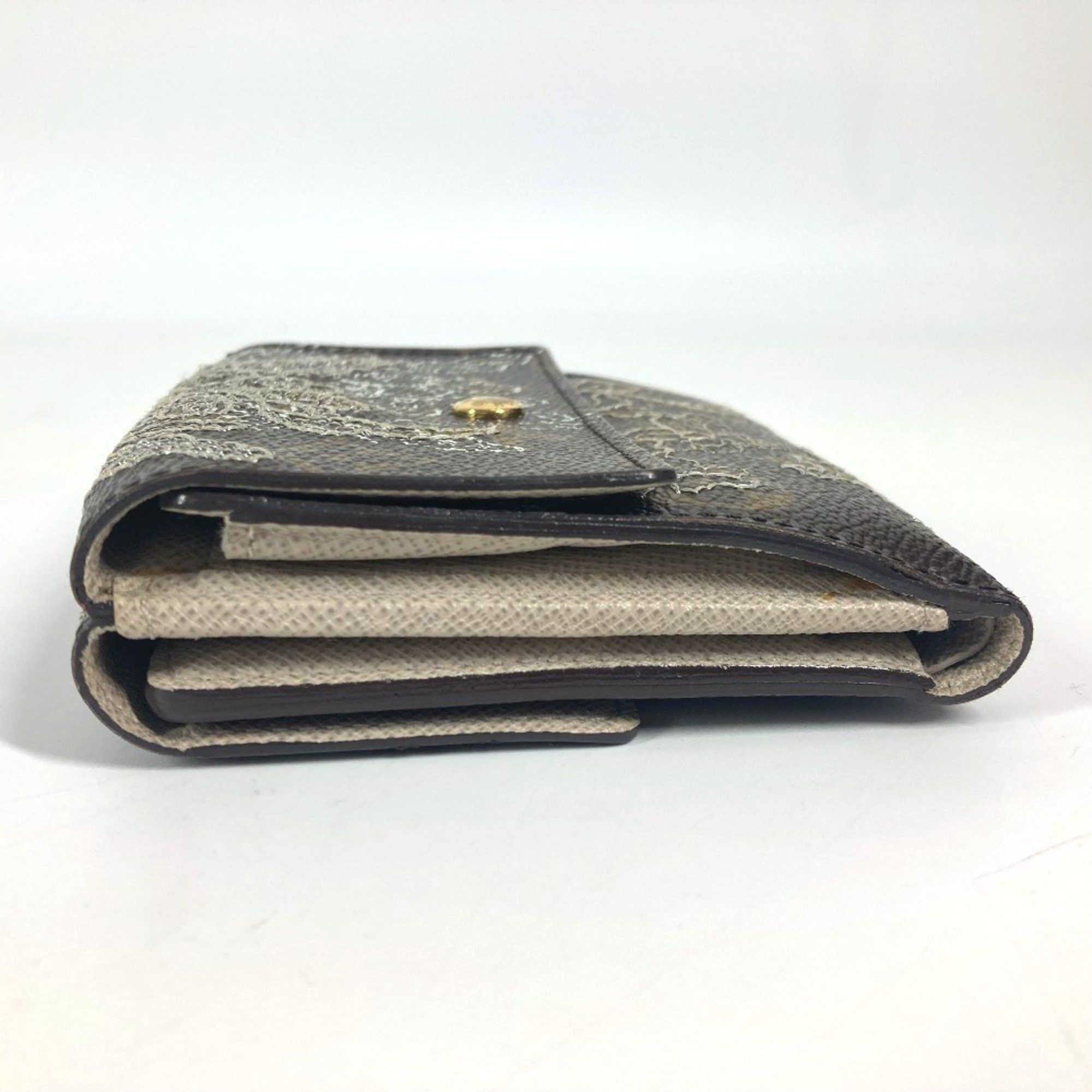 Louis Vuitton LOUIS VUITTON M95396 Monogram Dantielle Portefeuille Elise Compact Wallet Tri-fold Canvas Men's Women's Brown Size ONE SIZE - 3 Thumbnail