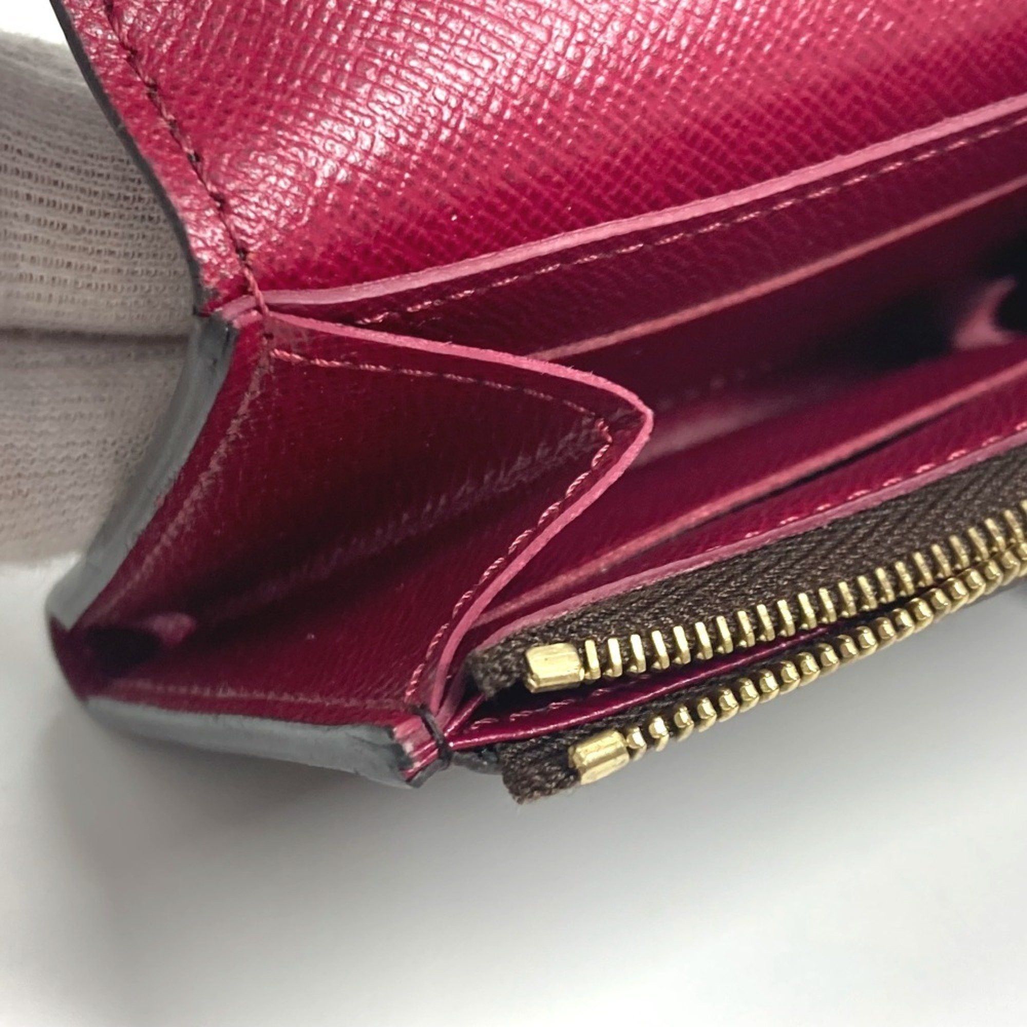 Louis Vuitton LOUIS VUITTON M41939 Monogram Portemonnay Rosalie Compact Wallet Bi-fold Canvas Men's Women's Fuchsia Pink Size ONE SIZE - 11 Thumbnail