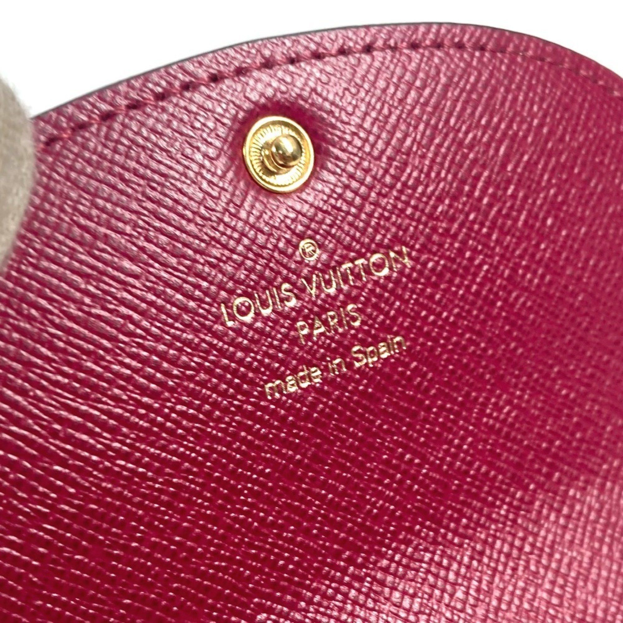 Louis Vuitton LOUIS VUITTON M41939 Monogram Portemonnay Rosalie Compact Wallet Bi-fold Canvas Men's Women's Fuchsia Pink Size ONE SIZE - 12 Thumbnail