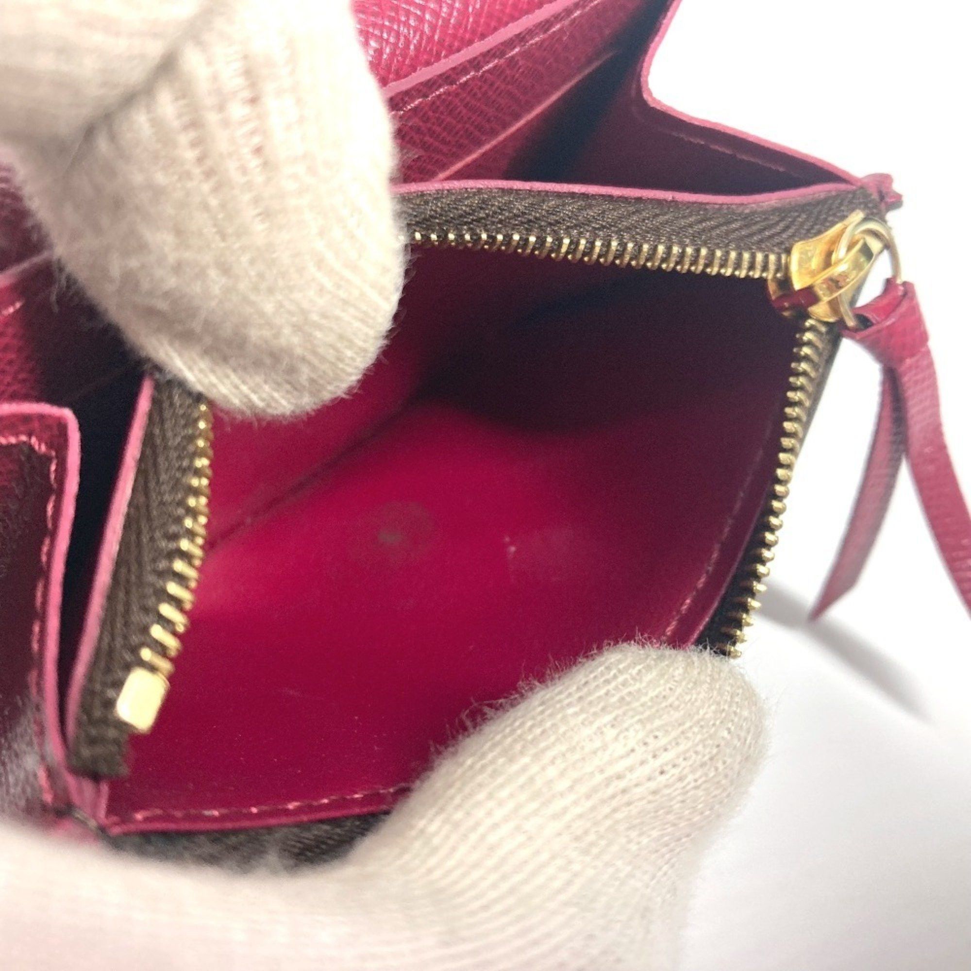 Louis Vuitton LOUIS VUITTON M41939 Monogram Portemonnay Rosalie Compact Wallet Bi-fold Canvas Men's Women's Fuchsia Pink Size ONE SIZE - 13 Thumbnail