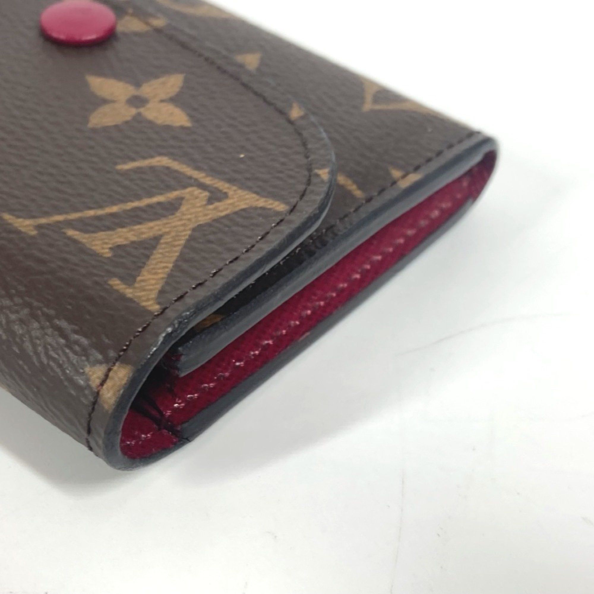 Louis Vuitton LOUIS VUITTON M41939 Monogram Portemonnay Rosalie Compact Wallet Bi-fold Canvas Men's Women's Fuchsia Pink Size ONE SIZE - 6 Thumbnail
