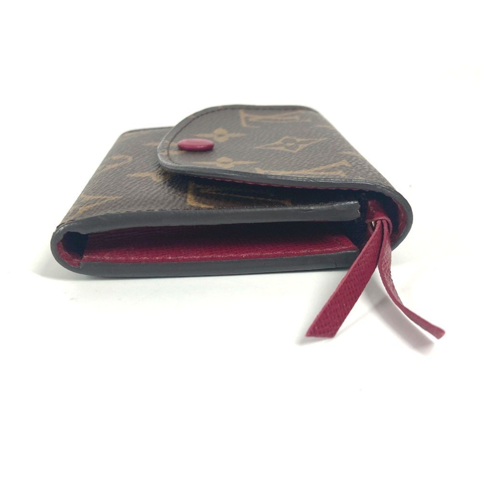 Louis Vuitton LOUIS VUITTON M41939 Monogram Portemonnay Rosalie Compact Wallet Bi-fold Canvas Men's Women's Fuchsia Pink Size ONE SIZE - 4 Thumbnail