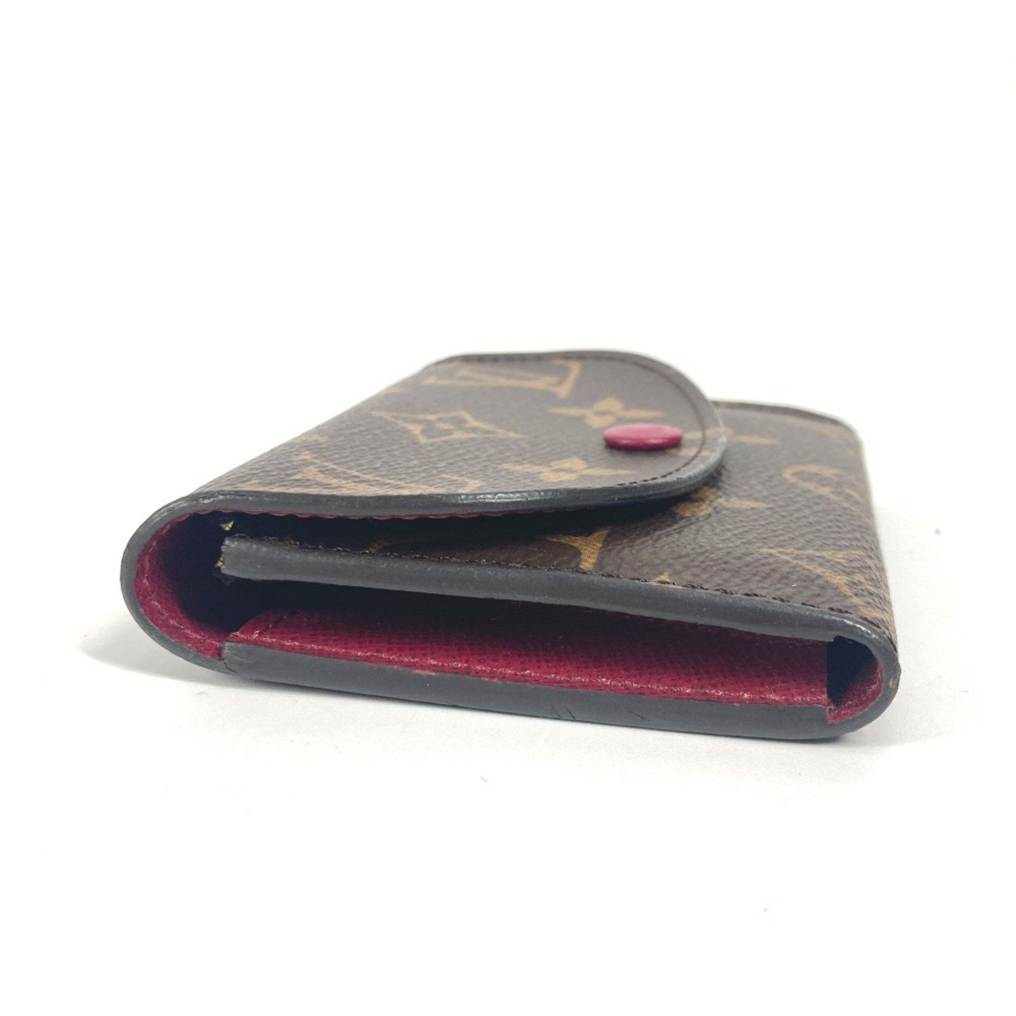 Louis Vuitton LOUIS VUITTON M41939 Monogram Portemonnay Rosalie Compact Wallet Bi-fold Canvas Men's Women's Fuchsia Pink Size ONE SIZE - 3 Thumbnail