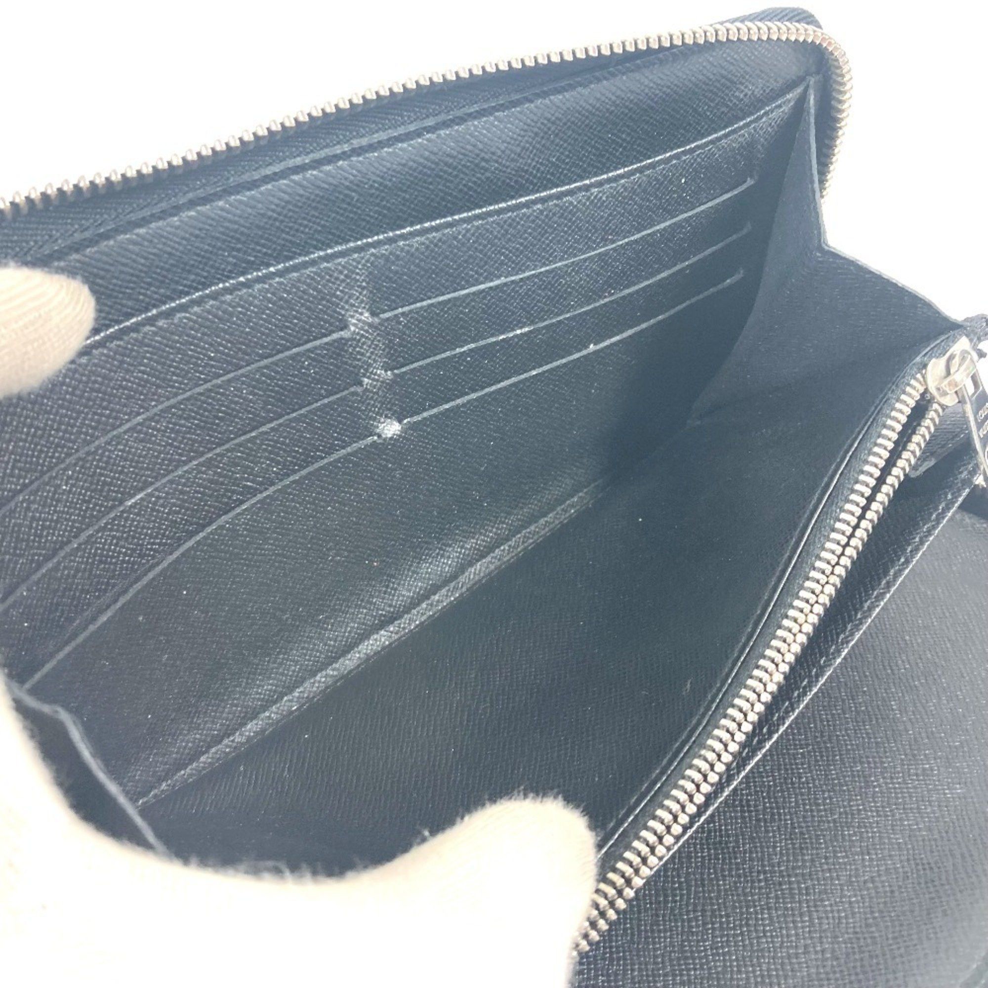 Louis Vuitton LOUIS VUITTON N63077 Damier Graphite Zippy Organizer Long Wallet Round Zipper Canvas Men's Women's Black Size ONE SIZE - 14 Thumbnail