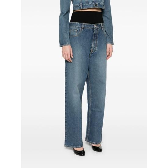 Alaia ALAIA Women Denims AA9P0155T5364 525 BLUE Size 25" / US 0 / IT 36 - 4 Thumbnail