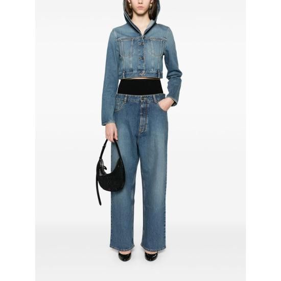 Alaia ALAIA Women Denims AA9P0155T5364 525 BLUE Size 25" / US 0 / IT 36 - 3 Thumbnail