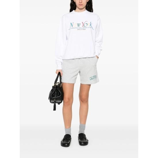 Sporty & Rich SPORTY & RICH Women Tops ST071622034WH WHITE Size XS / US 0-2 / IT 36-38 - 4 Thumbnail
